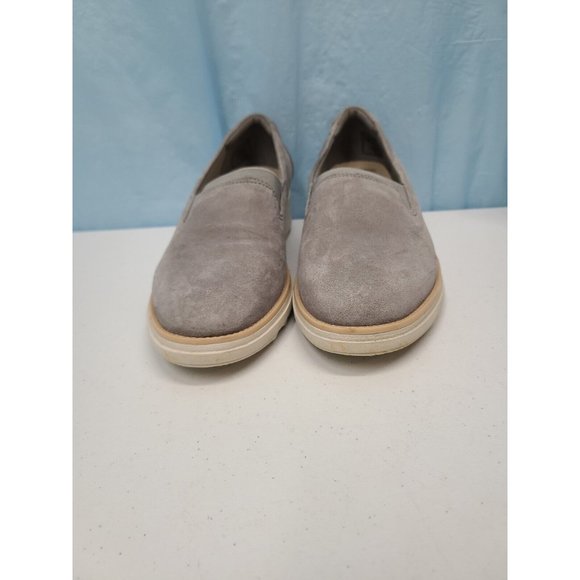 Clarks Sharon Gracie womens suede slip on loafers gray size 7 M 13288 - Picture 3 of 6